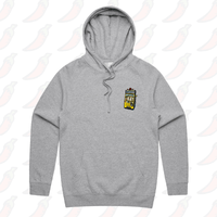 S / Grey / Small Front Print Brickie’s Laptop 🎰 - Unisex Hoodie