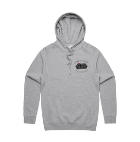 S / Grey / Small Front Print Casting Couch 📹 - Unisex Hoodie