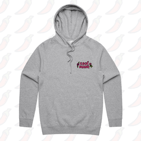 S / Grey / Small Front Print Cool Mum 🌷– Unisex Hoodie