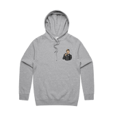 S / Grey / Small Front Print DiCaprio Gatsby Cheers 🍸 - Unisex Hoodie