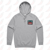 S / Grey / Small Front Print DIY Mum 🔨 – Unisex Hoodie
