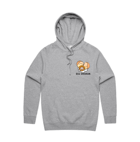 S / Grey / Small Front Print Egg Sheeran 🥚 - Unisex Hoodie