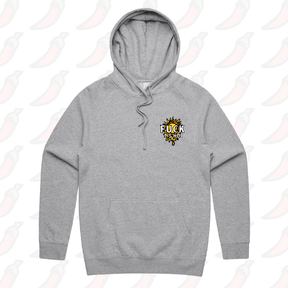 S / Grey / Small Front Print F It’s Hot ☀🤬 - Unisex Hoodie