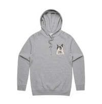 S / Grey / Small Front Print Grumpy Cat! 😾 - Unisex Hoodie