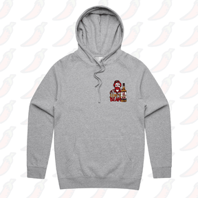 S / Grey / Small Front Print Jim’s Beam 🥃👍 – Unisex Hoodie