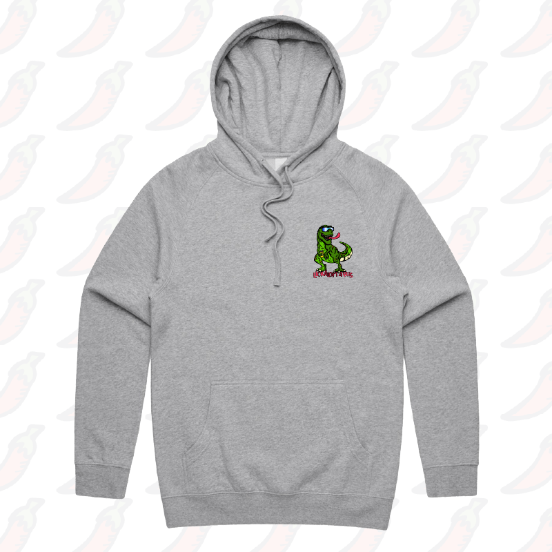 S / Grey / Small Front Print LICKALOTTAPUS 🦖👅- Unisex Hoodie