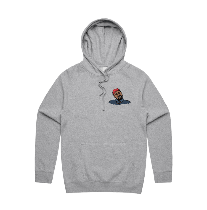S / Grey / Small Front Print Make America Yeezy Again 🦅 - Unisex Hoodie