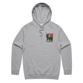 S / Grey / Small Front Print Mother Of Plants 🌱🎍 – Unisex Hoodie