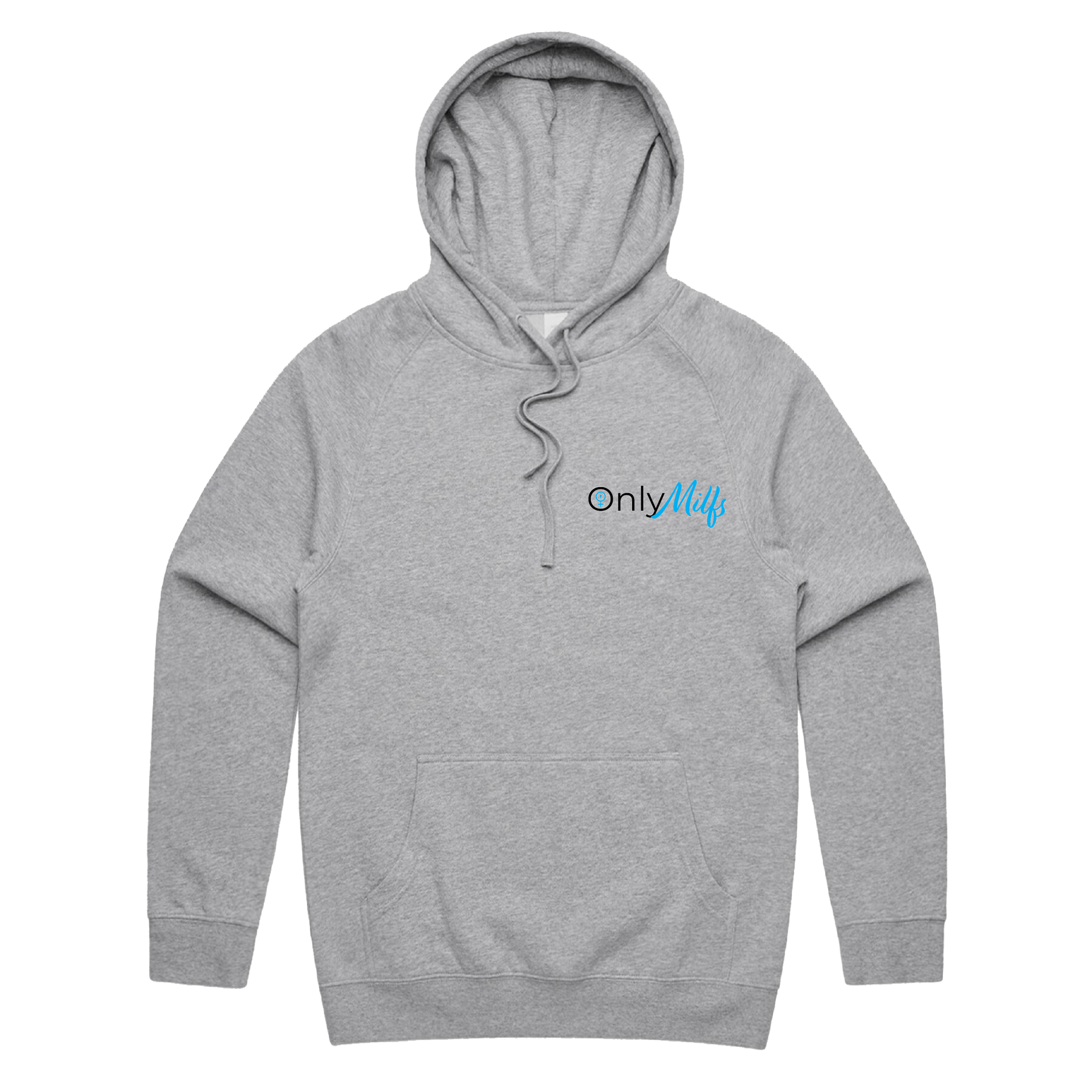S / Grey / Small Front Print Only Milfs 👩‍👧‍👦👀 - Unisex Hoodie