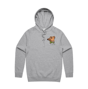 S / Grey / Small Front Print Phteven Good Boy 🐶 - Unisex Hoodie