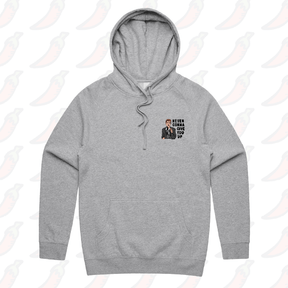 S / Grey / Small Front Print Rick Roll 🎵 - Unisex Hoodie