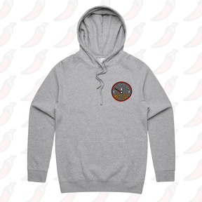 S / Grey / Small Front Print She’ll Be Right Fuel 🤷⛽ – Unisex Hoodie