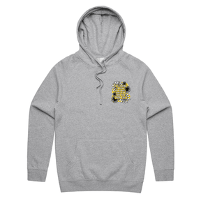 S / Grey / Small Front Print Sweary Mum 🤬🎀 - Unisex Hoodie