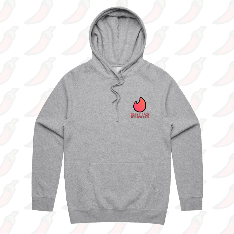 S / Grey / Small Front Print Swipe Right 🔥- Unisex Hoodie