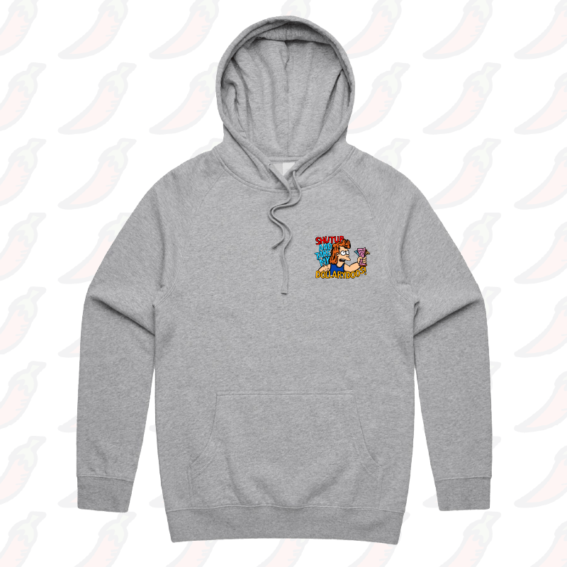 S / Grey / Small Front Print Take My Dollary Doos 💵 – Unisex Hoodie