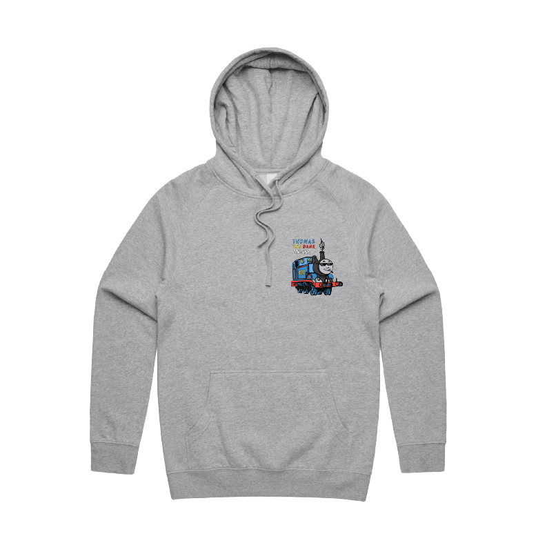 S / Grey / Small Front Print Thomas The Dank Engine 🚂 - Unisex Hoodie