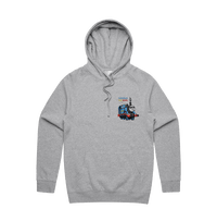 S / Grey / Small Front Print Thomas The Dank Engine 🚂 - Unisex Hoodie