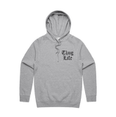 S / Grey / Small Front Print Thug Life 🖕🏾 - Unisex Hoodie