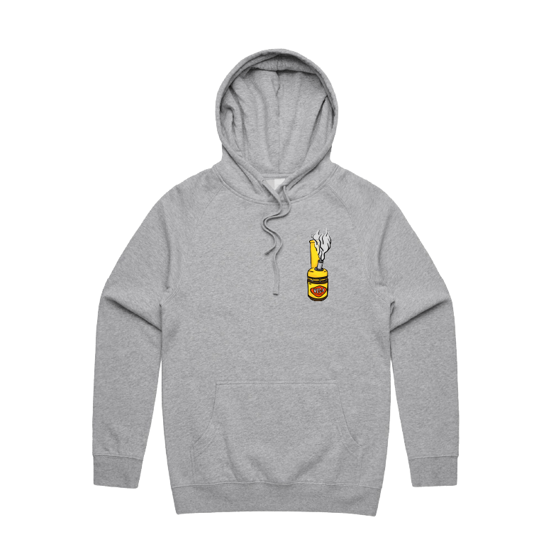 S / Grey / Small Front Print Vegoblaze 🌬️ - Unisex Hoodie
