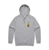 S / Grey / Small Front Print Vegoblaze 🌬️ - Unisex Hoodie