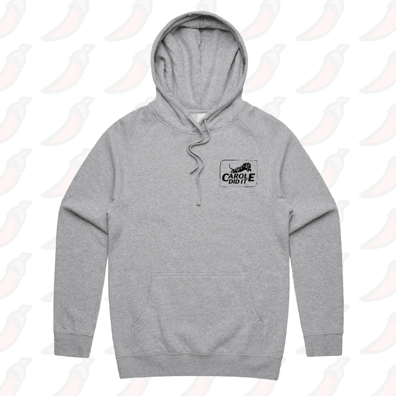 S / Light Grey / Small Front Print Carole Did It 🥩 - Unisex Hoodie