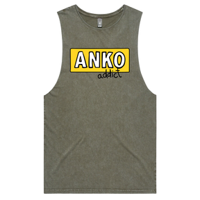 S / Moss / Large Front Design ANKO Addict 💉 - Tank