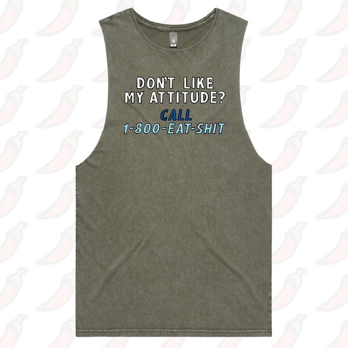 S / Moss / Large Front Design Attitude ☎️ - Tank