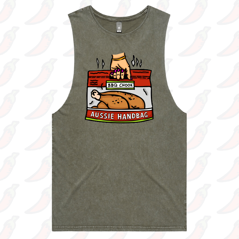 S / Moss / Large Front Design Aussie Handbag 🍗 – Tank