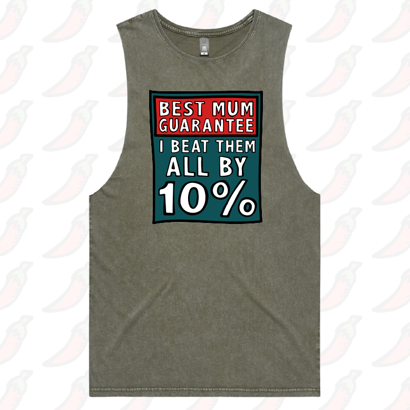 S / Moss / Large Front Design Best Mum Guarantee 🔨 - Tank
