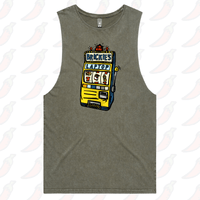 S / Moss / Large Front Design Brickie’s Laptop 🎰 - Tank