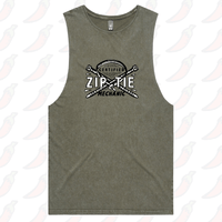 S / Moss / Large Front Design Certified Ziptie Mechanic 🔧 – Tank