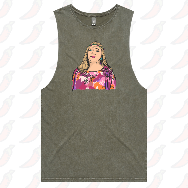 S / Moss / Large Front Design Cool Cats & Kittens 😸 - Tank