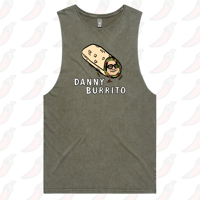 S / Moss / Large Front Design Danny Burrito 🌯 - Tank