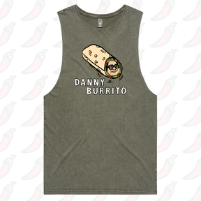 S / Moss / Large Front Design Danny Burrito 🌯 - Tank