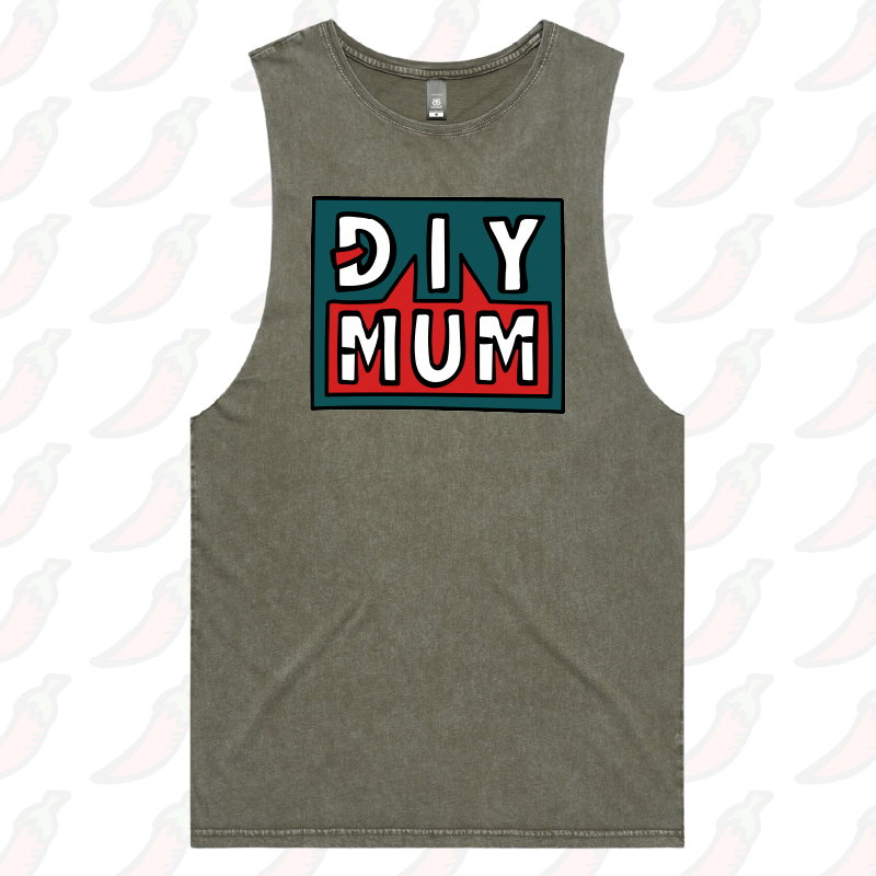 S / Moss / Large Front Design DIY Mum 🔨 –  Tank