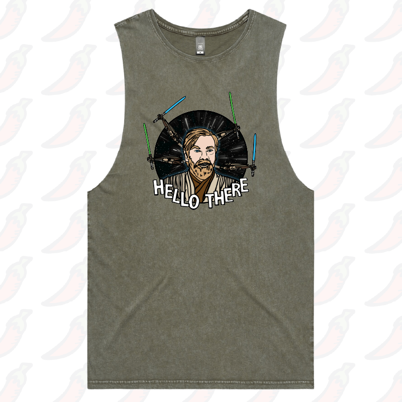 S / Moss / Large Front Design Hello There! 👋 - Tank