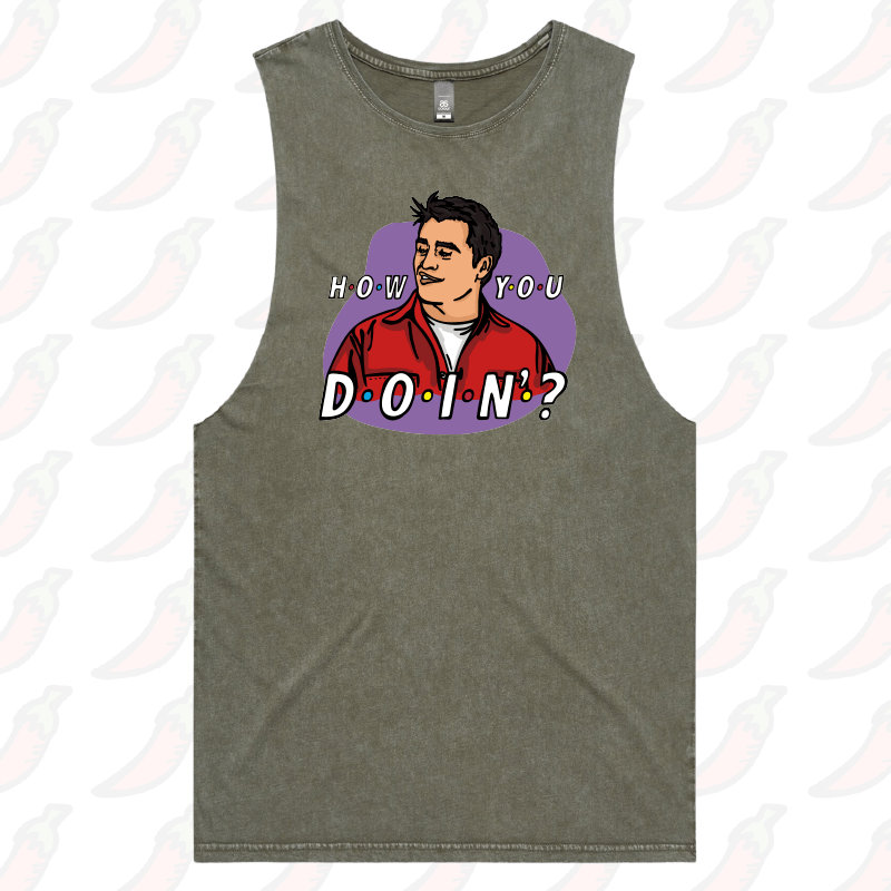 S / Moss / Large Front Design HOW YOU DOIN? 😏 – Tank