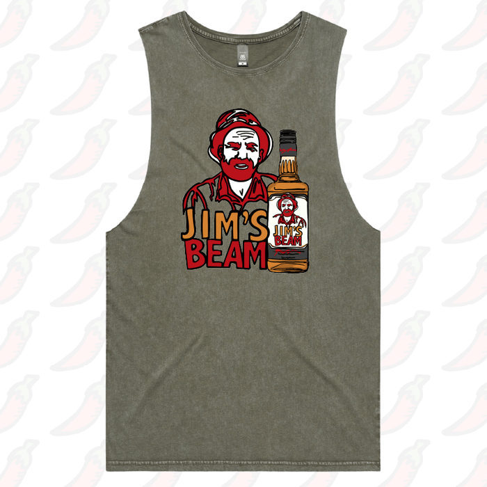 S / Moss / Large Front Design Jim’s Beam 🥃👍 – Tank