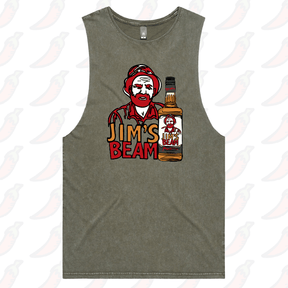 S / Moss / Large Front Design Jim’s Beam 🥃👍 – Tank