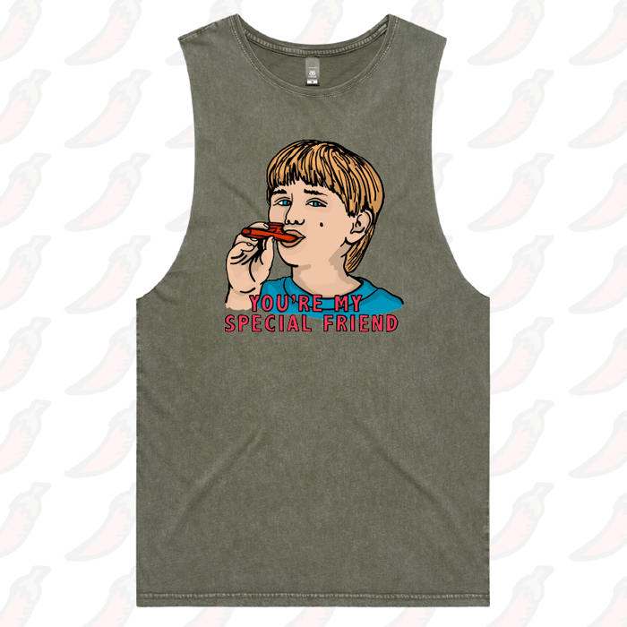 S / Moss / Large Front Design Kazoo Kid 🎶- Tank