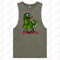 S / Moss / Large Front Design Lickalottapus 🦖👅 – Tank