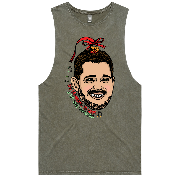 S / Moss / Large Front Design Michael Bauble 🎤🎄 – Tank