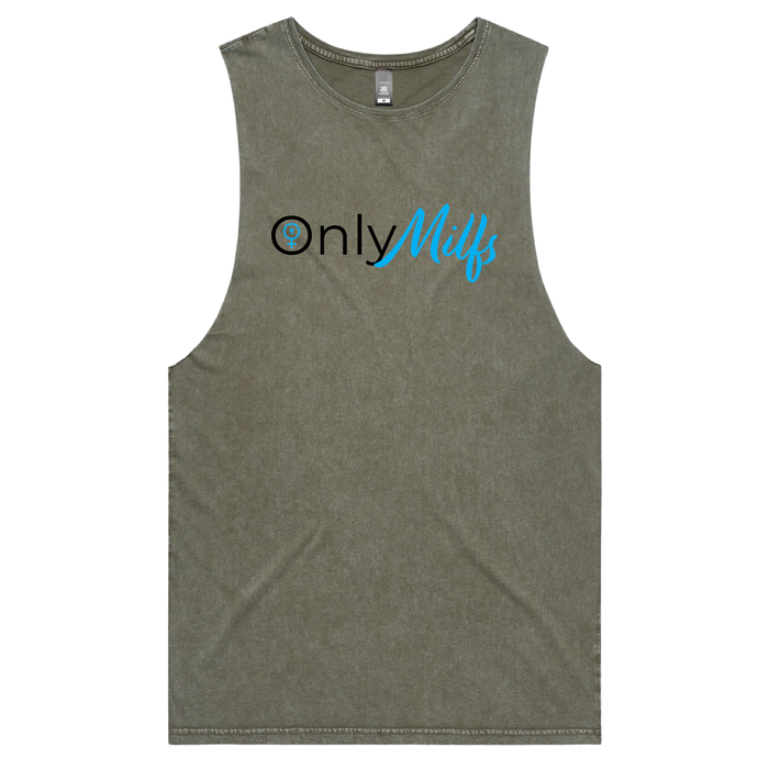 S / Moss / Large Front Design Only Milfs 👩‍👧‍👦👀 – Tank