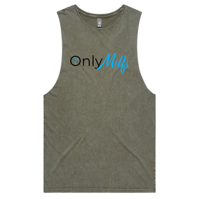 S / Moss / Large Front Design Only Milfs 👩‍👧‍👦👀 – Tank
