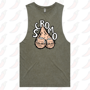 S / Moss / Large Front Design Scromo 🥜🥜  – Tank