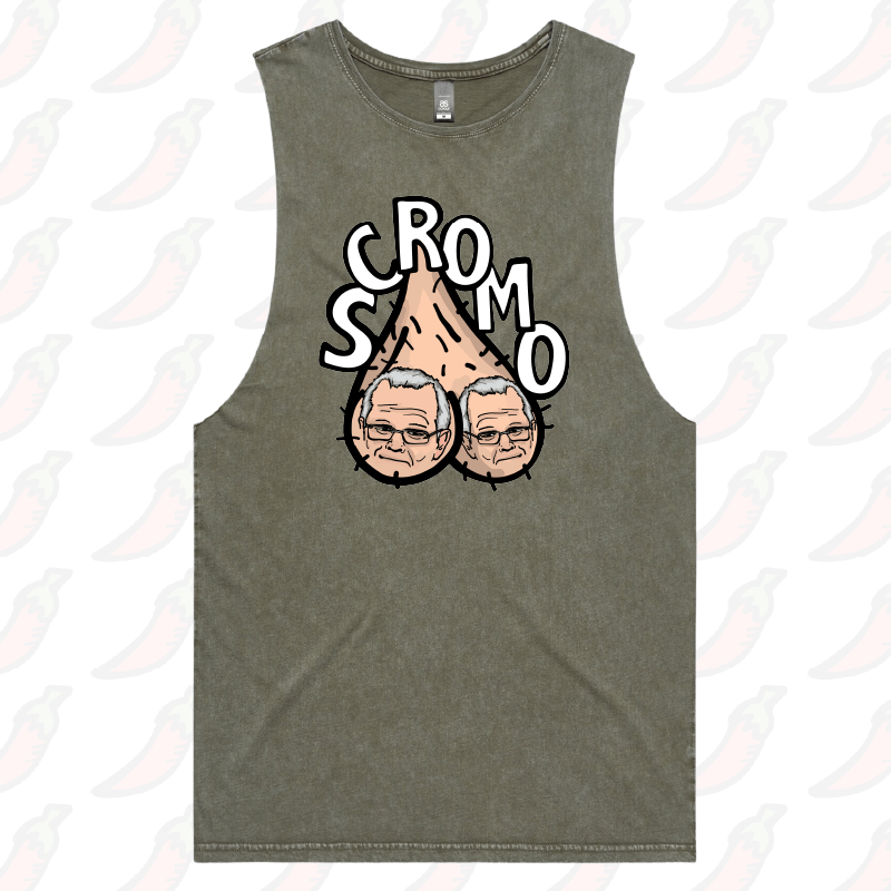 S / Moss / Large Front Design Scromo 🥜🥜  – Tank