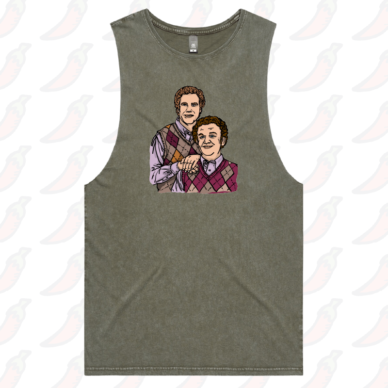 S / Moss / Large Front Design Step Brothers 👨🏽‍🤝‍👨🏻 - Tank