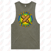 S / Moss / Large Front Design That’s A Paddlin’ 🏏 – Tank