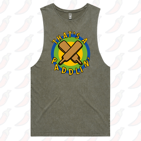 S / Moss / Large Front Design That’s A Paddlin’ 🏏 – Tank