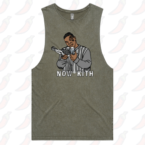 S / Moss / Large Front Design Tyson Now Kith 🕊️ – Tank